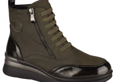 Γυναικεία Ανατομικά Μποτάκια | Amarpies | AMD27089 | Χακί - Amarpies - 